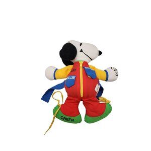 Vintage Snoopy Learn to Dress / Colors / numbers Rag Doll
